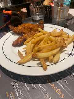 Nuggets frites au Victor Hugo